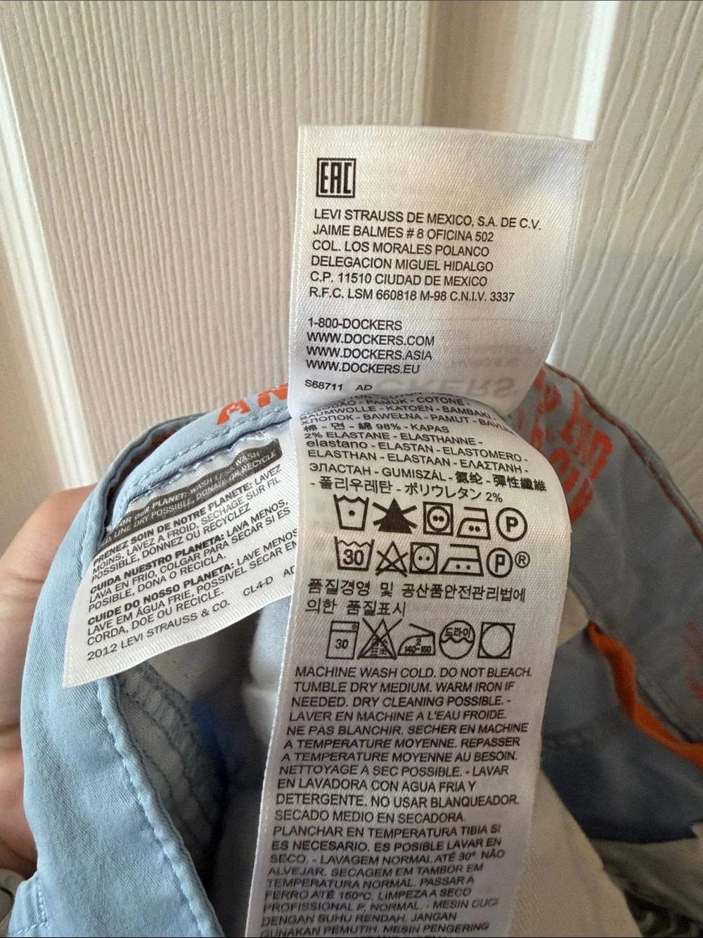 Dockers Light Blue Men's Casual Pants
